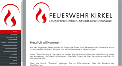 Desktop Screenshot of feuerwehr-kirkel.de